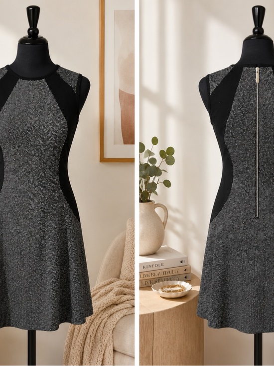 Michael Kors Dresses & Skirts - Sleeveless MK Herringbone Fit & Flare Dress